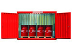 Pallet-IBC storage systems (wing doors)