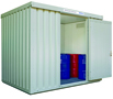 Thermally insulated chemical containers