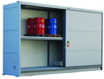 Pallet-IBC ISO compartments (sliding dr)