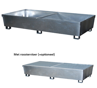 Lekbak voor palletstelling HLB 12
