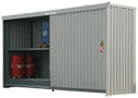 Ongeisoleerde pallet-IBC opslagsystemen